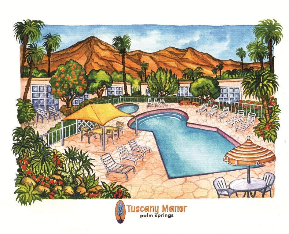 Tuscany Manor Палм Спринг Екстериор снимка